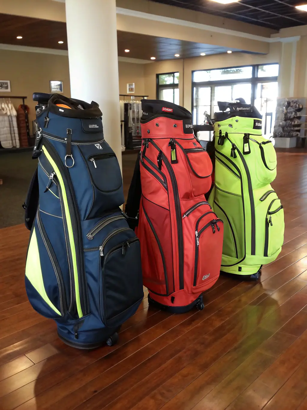 Premium custom golf bags with embroidered brand logo OEM manufacturing