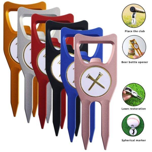 4 in 1 Golf Divot Tool