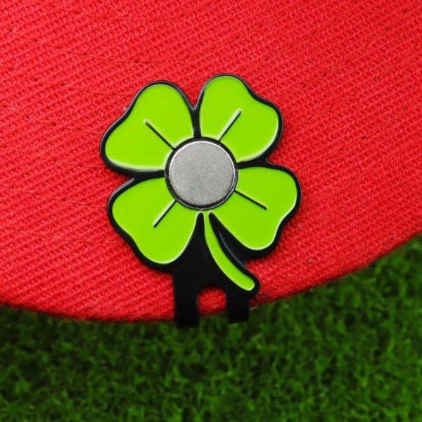 ‘’Four-Leaf Clover ‘’Golf Hat Clip