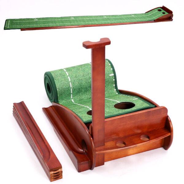 Golf Solid Wood Putting Mat